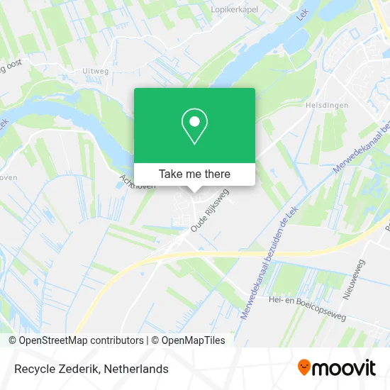 Recycle Zederik map