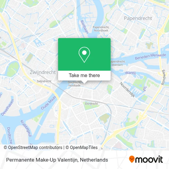 Permanente Make-Up Valentijn map