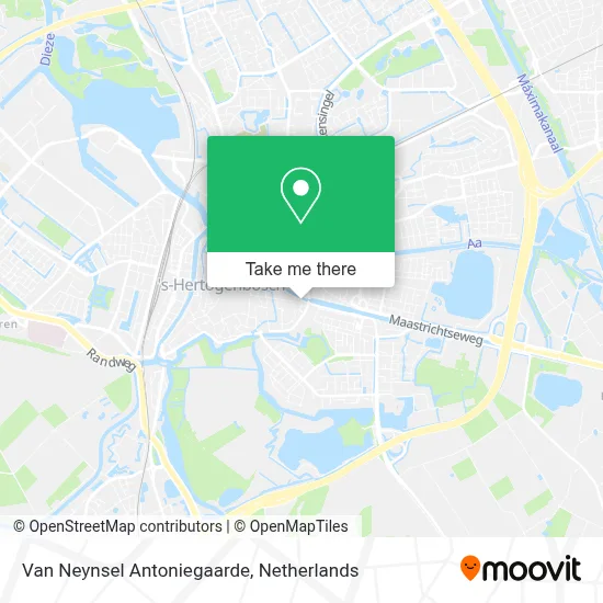 Van Neynsel Antoniegaarde map