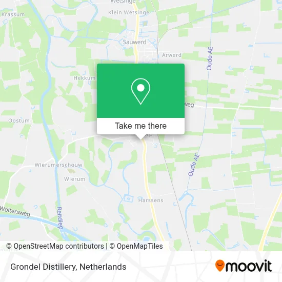 Grondel Distillery map