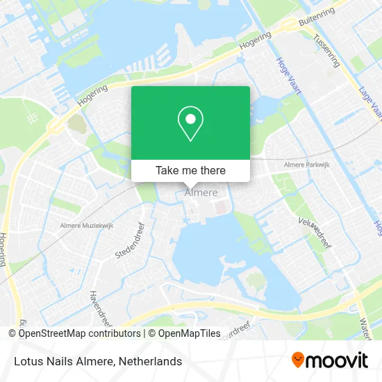 Lotus Nails Almere map