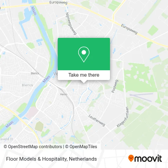 Floor Models & Hospitality map