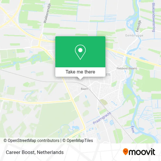 Career Boost map