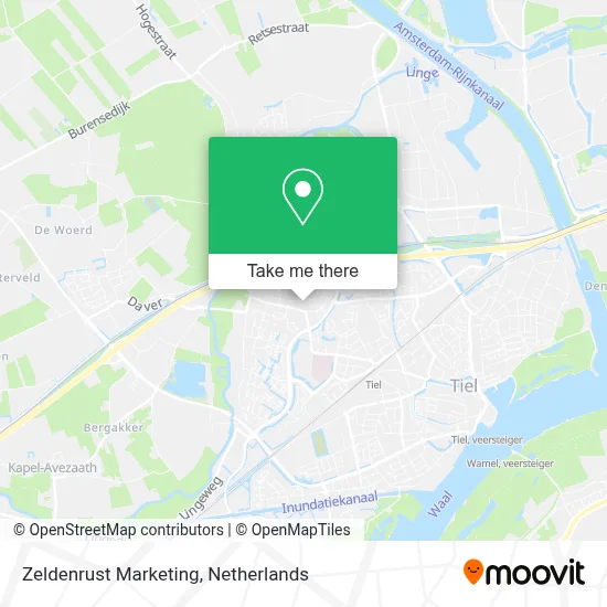 Zeldenrust Marketing map
