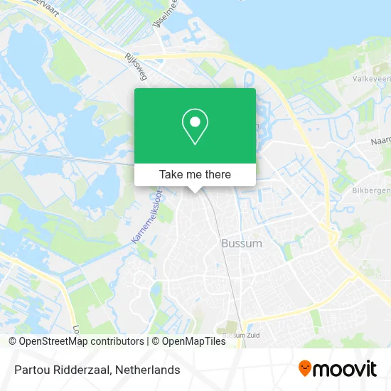 Partou Ridderzaal map