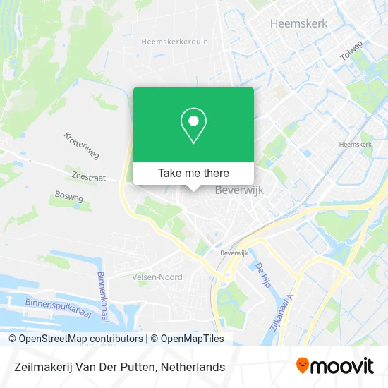 Zeilmakerij Van Der Putten map
