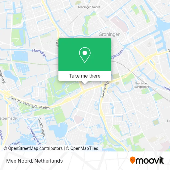 Mee Noord map