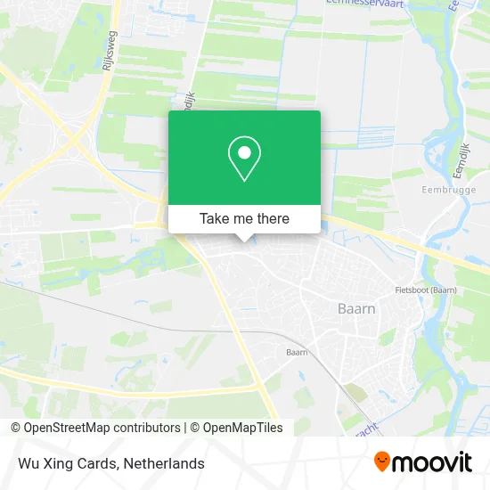 Wu Xing Cards map