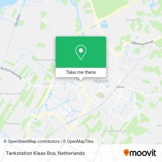 Tankstation Klaas Bos map