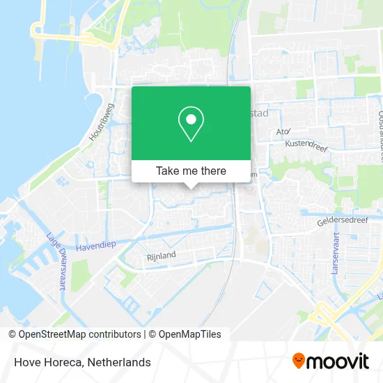 Hove Horeca map