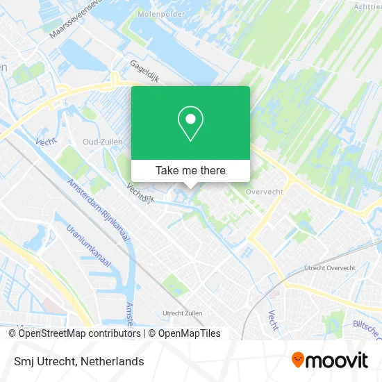 Smj Utrecht map
