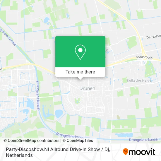 Party-Discoshow.Nl Allround Drive-In Show / Dj map