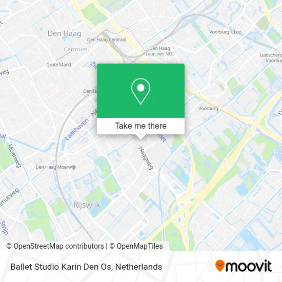 Ballet Studio Karin Den Os map