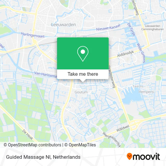 Guided Massage Nl map