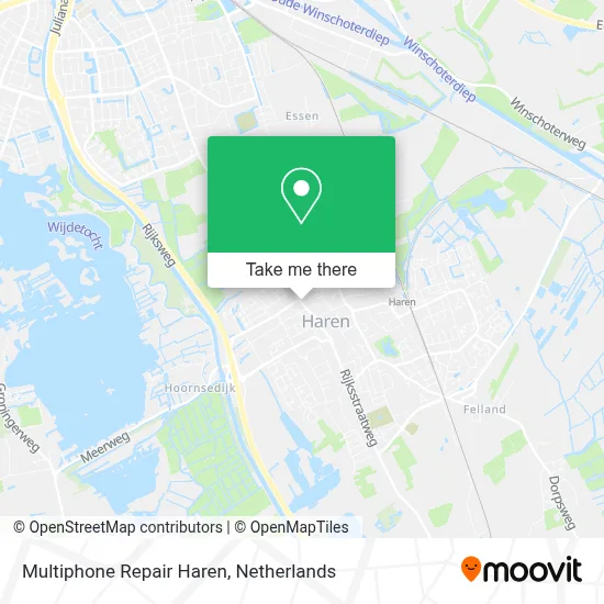 Multiphone Repair Haren map