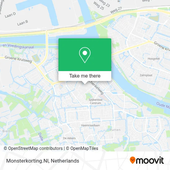 Monsterkorting.Nl map
