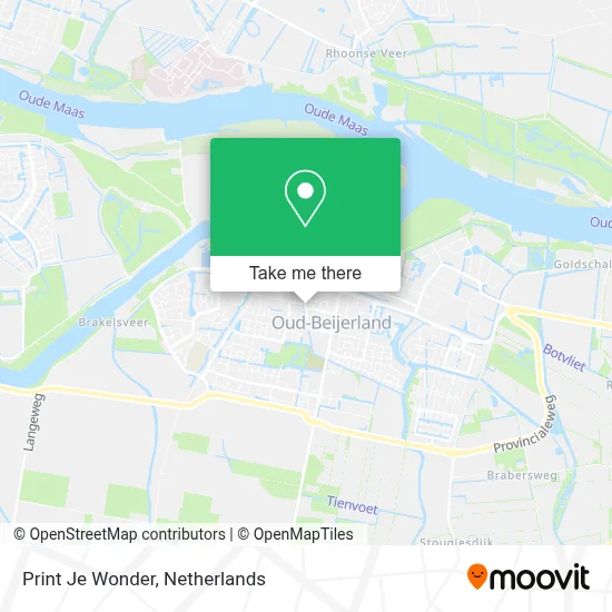 Print Je Wonder map