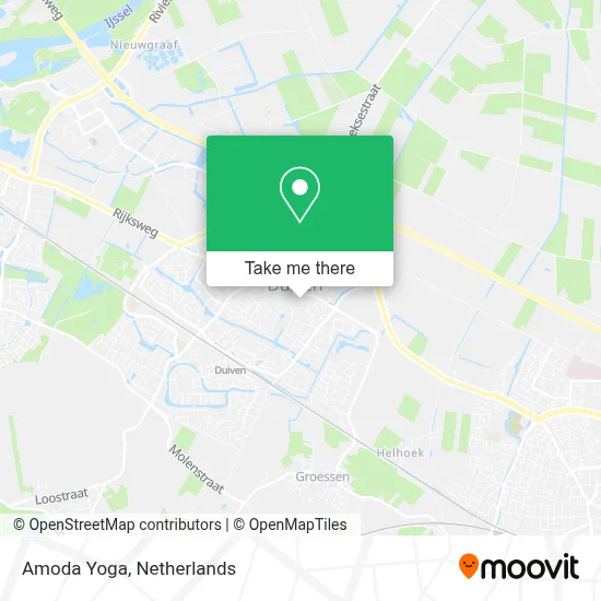 Amoda Yoga map