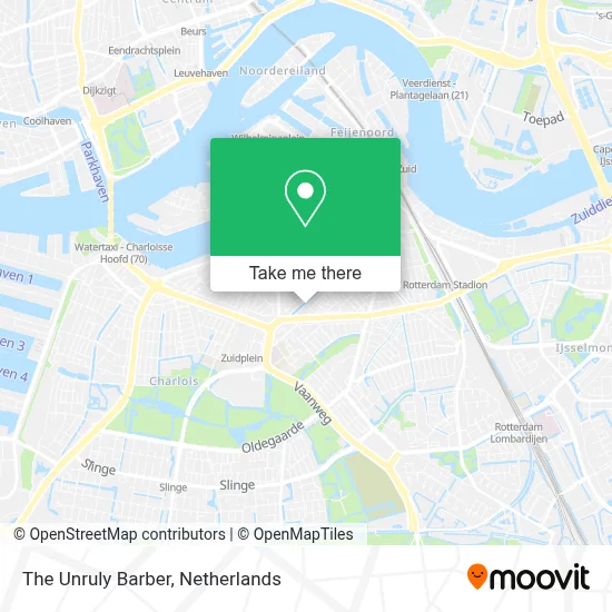 The Unruly Barber map