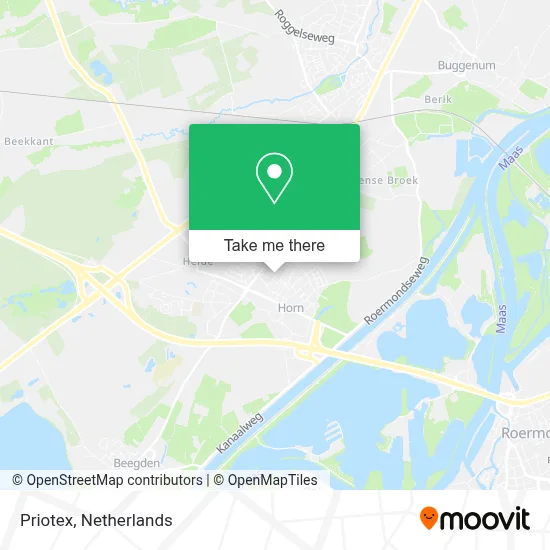 Priotex map