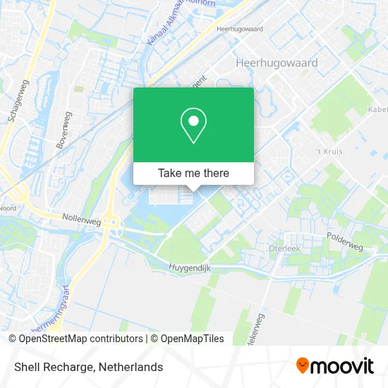 Shell Recharge map