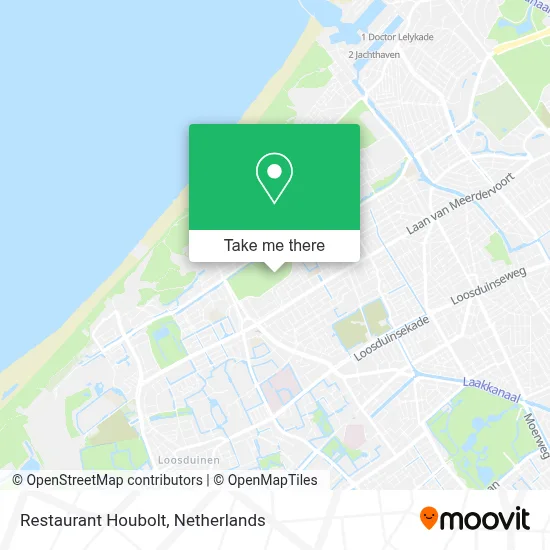 Restaurant Houbolt map