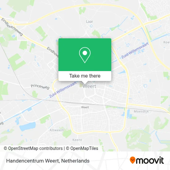 Handencentrum Weert map