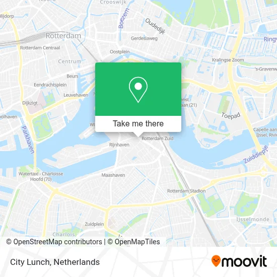 City Lunch map