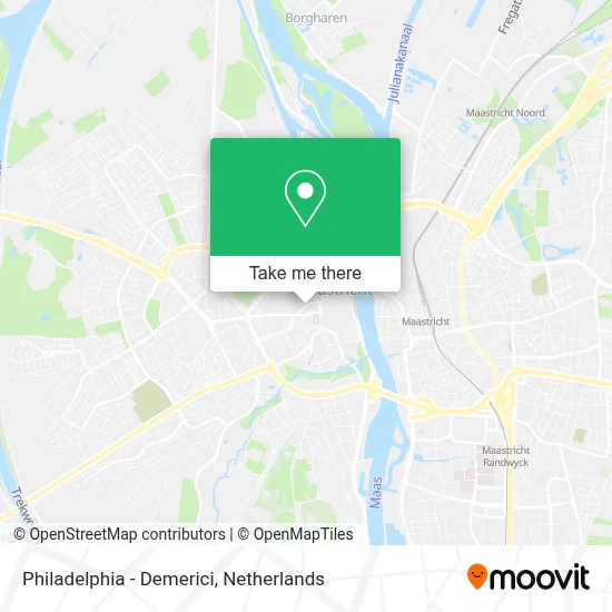 Philadelphia - Demerici map