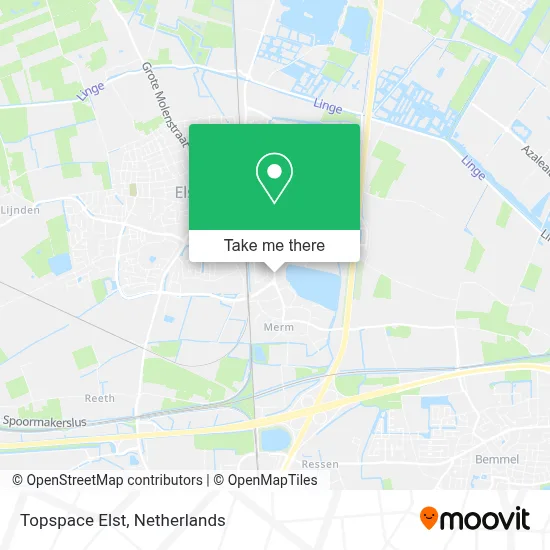 Topspace Elst map