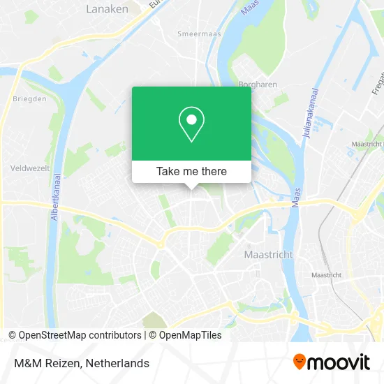 M&M Reizen map