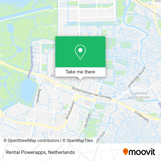 Rental Powerapps map