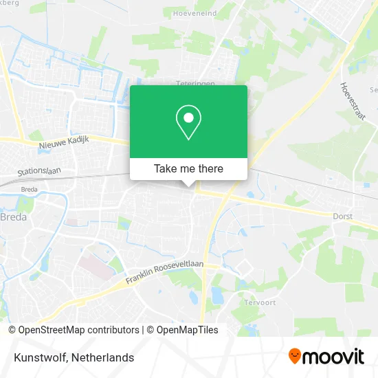 Kunstwolf map