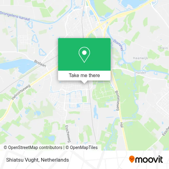 Shiatsu Vught map