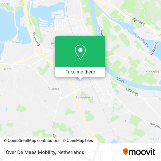 Over De Maes Mobility map