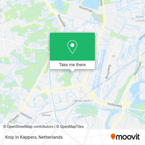 Knip In Kappers map