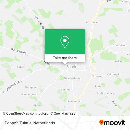 Poppy's Tuintje map