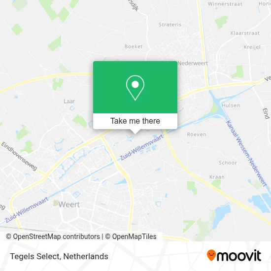 Tegels Select map