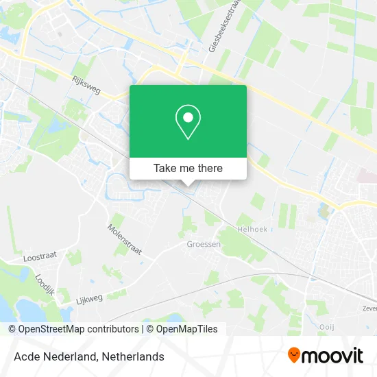 Acde Nederland map