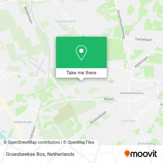 Groesbeekse Bos map