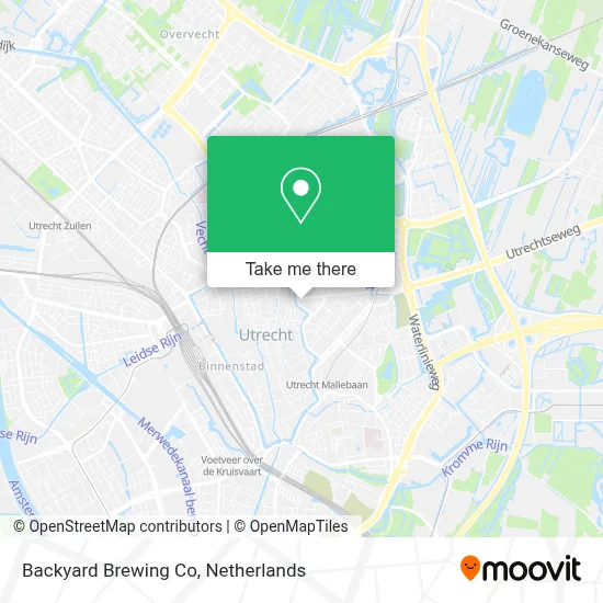 Backyard Brewing Co map