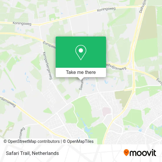 Safari Trail map
