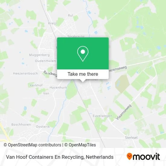 Van Hoof Containers En Recycling map