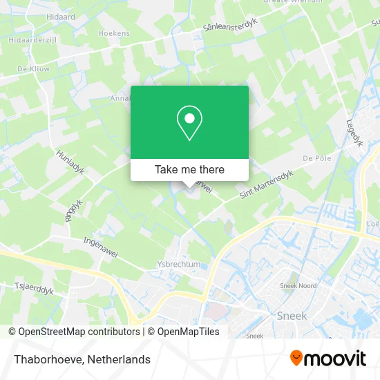 Thaborhoeve map