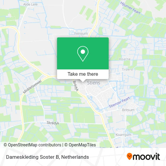 Dameskleding Soster B map