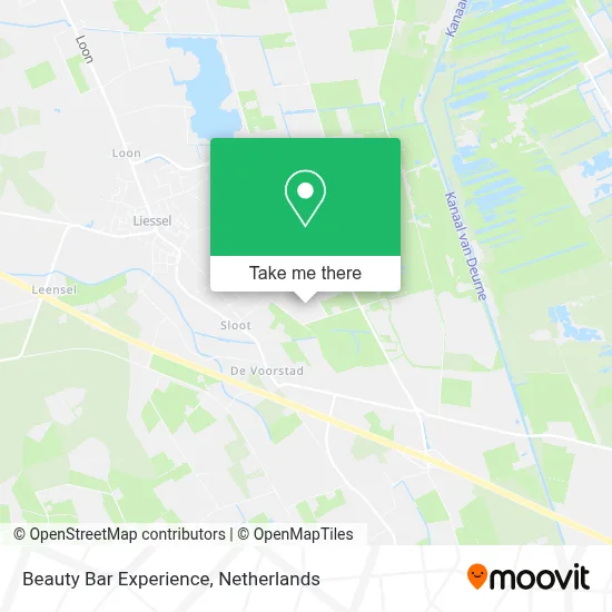 Beauty Bar Experience map