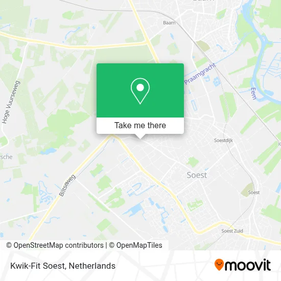 Kwik-Fit Soest map