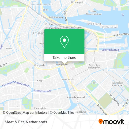 Meet & Eat map