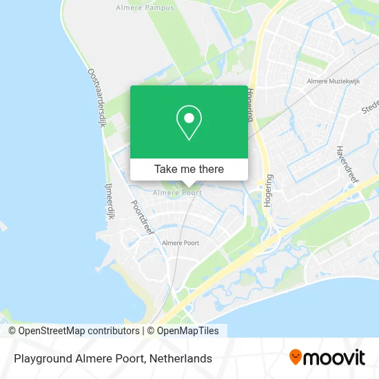Playground Almere Poort map