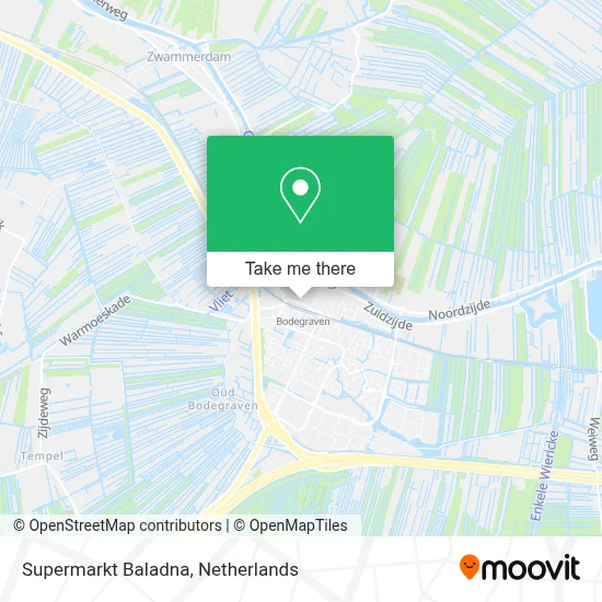 Supermarkt Baladna map
